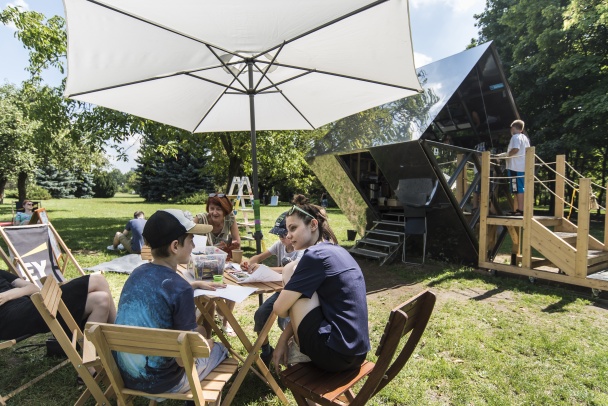 Piknik na Bródnie na koniec lata